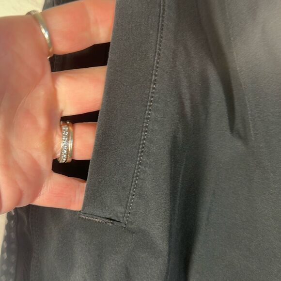 Lululemon Pace Breaker Shorts Lined Gym Shorts Pockets drawstring M FLAWS - Picture 2 of 9